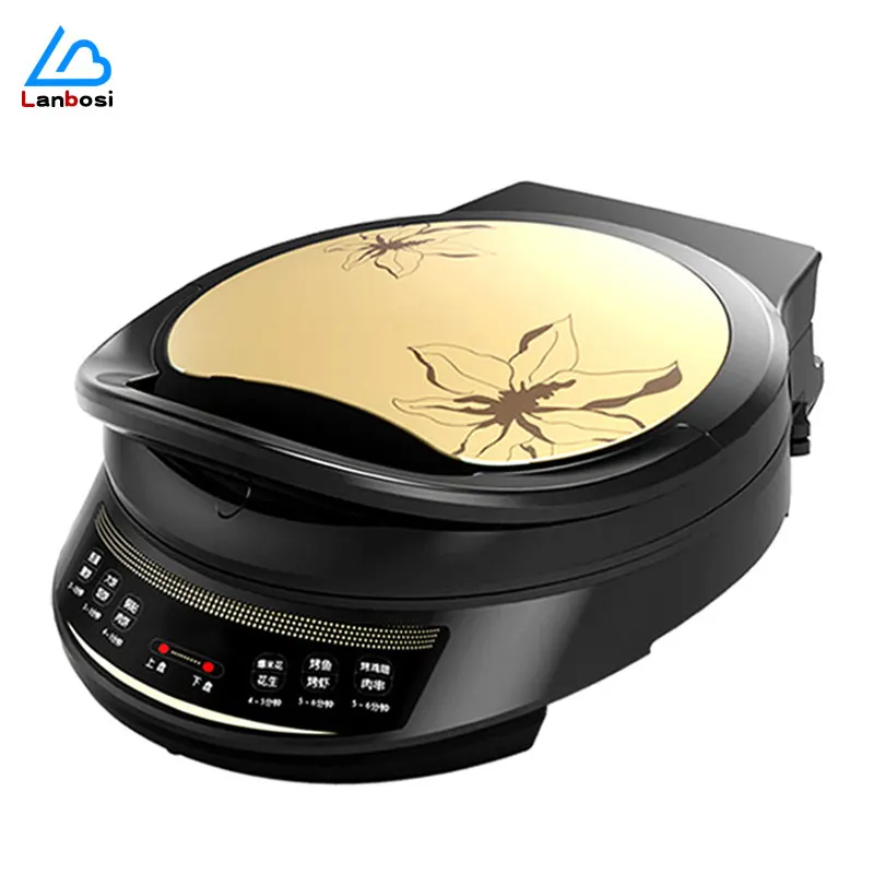 Household double-sided heating pancake machine Grilling Machine Making pizza crepes