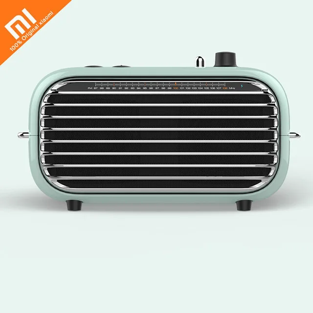 Последний xiaomi mijia LOFREE Bluetooth динамик Мода ретро легкий портативный fm радио кабель