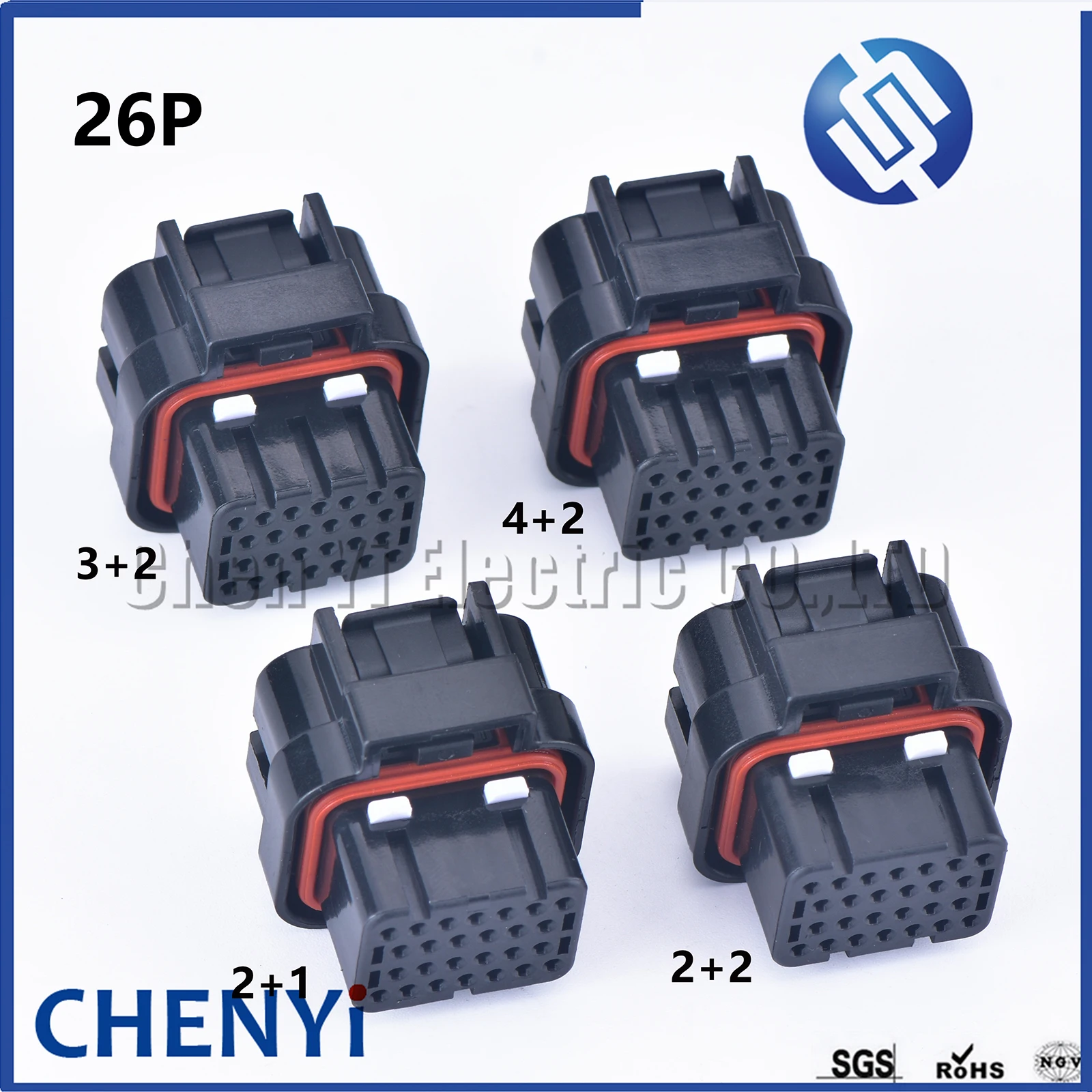 1 Набор 26 Pin 3 1437290 7 1473416 TE AMP SUPERSEAL 3/4/5/6 слотов Электрический Женский прямой PCB Провод