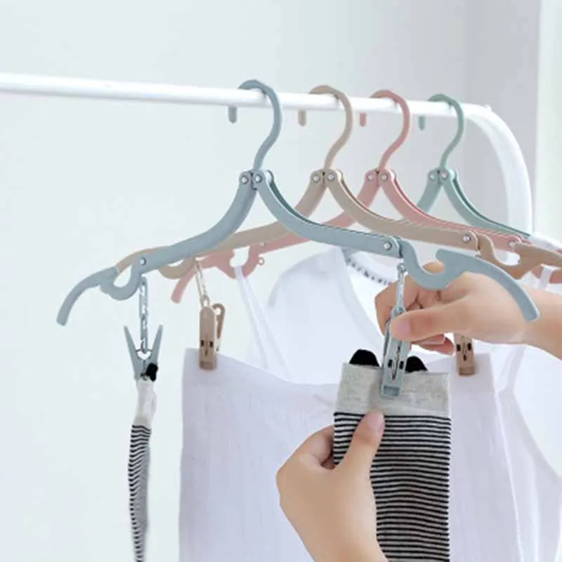 5 шт./компл. складная телескопическая Вешалка креативная стойка для хранения