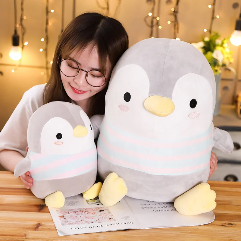 

New Giant Soft Fat Penguin Plush Toys Stuffed Cartoon Animal Doll Fashion Toy for Kids Baby Lovely Girls Christmas Birthday Gift