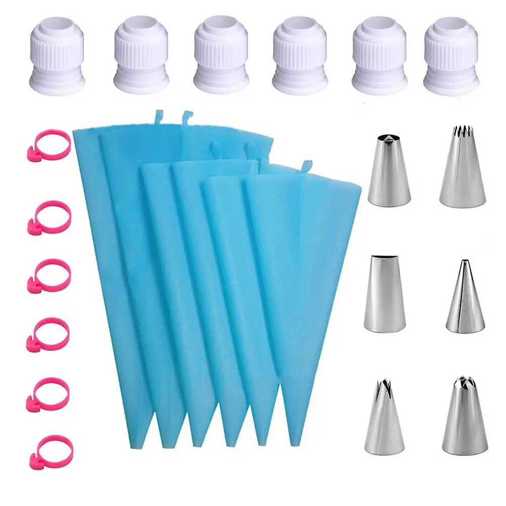 24 шт./компл. крем Кондитерские насадки глазировки и шприцевальных мешков форма