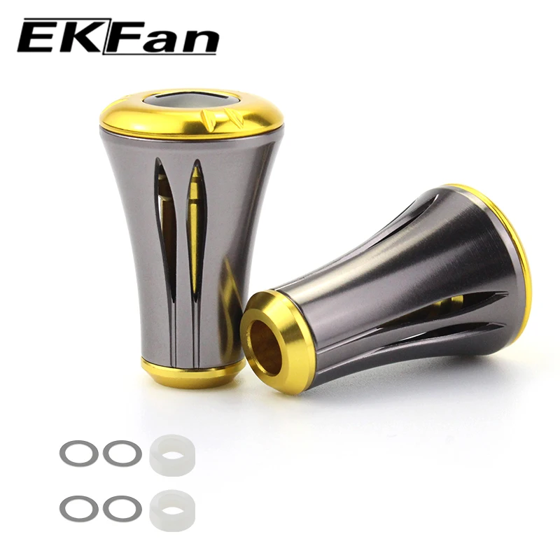 EKFan 2 Stück/Set Angelrollen-Griffknöpfe für D/S Angelgriff-Zubehör Reparaturteile – Detail 2