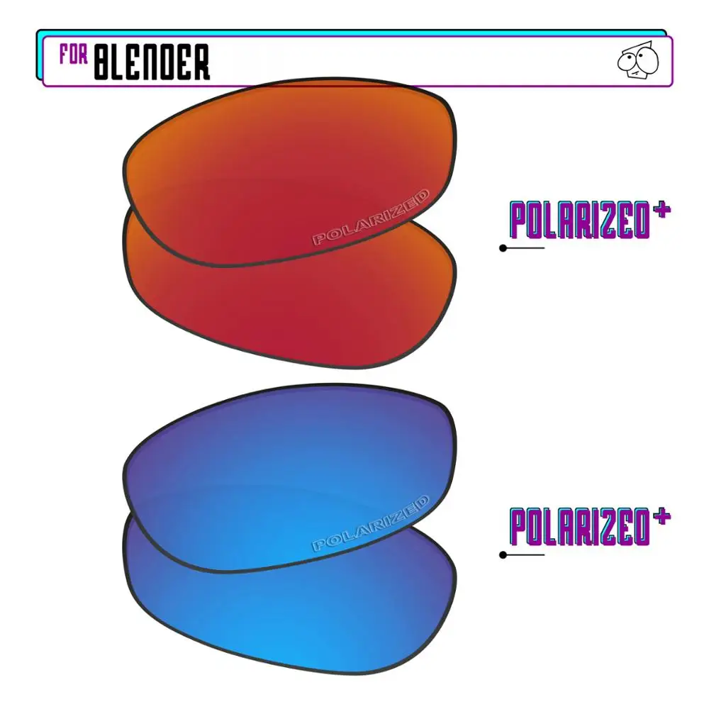 

Ezrelease поляризованные Сменные линзы для солнцезащитных очков-BlueP Plus-RedP Plus