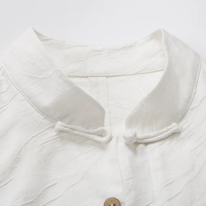 2021 мужская повседневная восточные кунг-фу одежда льняные рубашки для мальчиков в