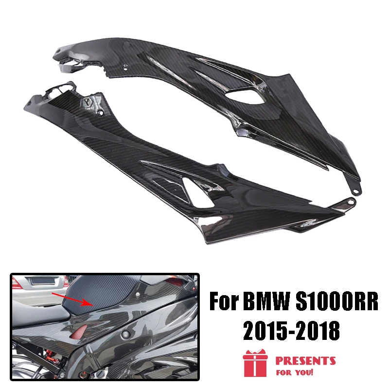 

For BMW S1000RR 2015-2018 Motorcycle Model Material Carbon Fiber Fuel Tank Side Panels, Fuel Tank Left And Right Small Panels