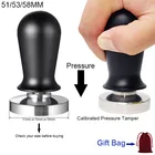 515358 мм калиброванный уплотнитель для кофе и эспрессо, уплотнитель из нержавеющей стали, молоток для кофейного порошка