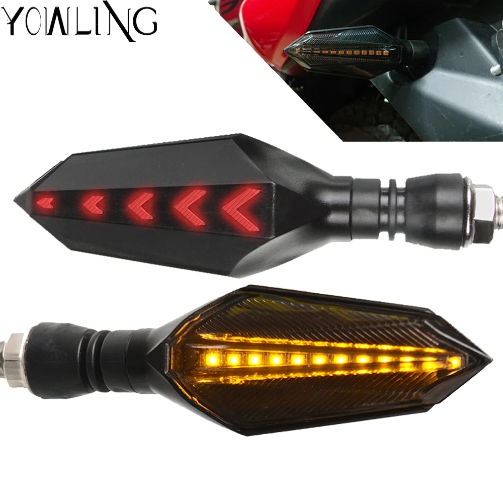 2 шт. 12 светодиодов поворотные сигналы мотоцикла задние фонари индикаторы для DUCATI