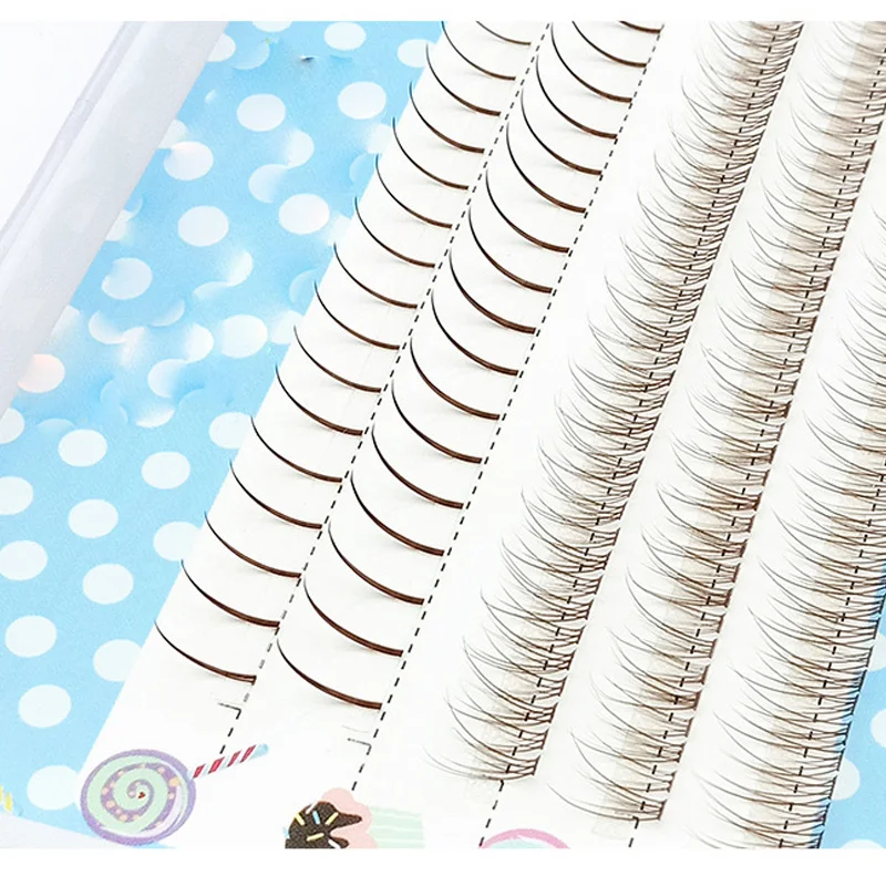 Набор отдельных ресниц для наращивания я-форма накладные ресницы Объемные
