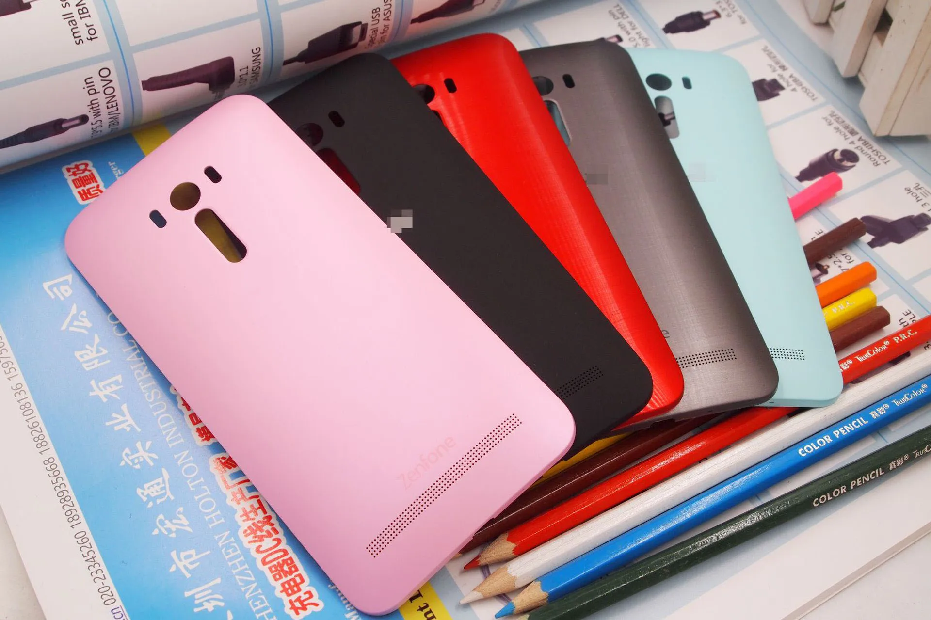 Высококачественная задняя крышка для Asus ZenFoneSelfie ZD551KLBack сменная аккумулятора