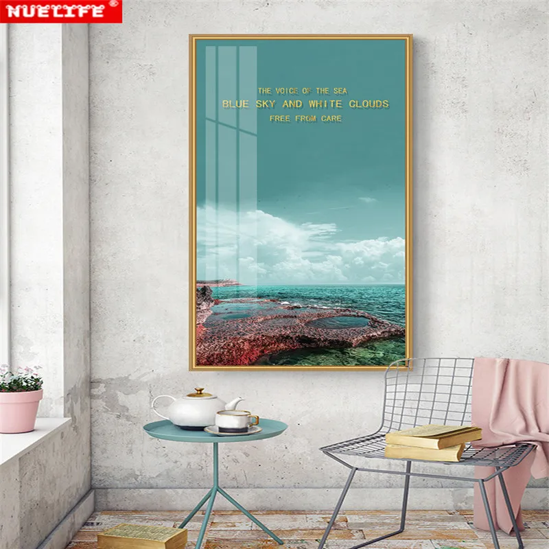 Entrance decoration painting restaurant living room landscape wall stickers corridor aislepainting 3D |