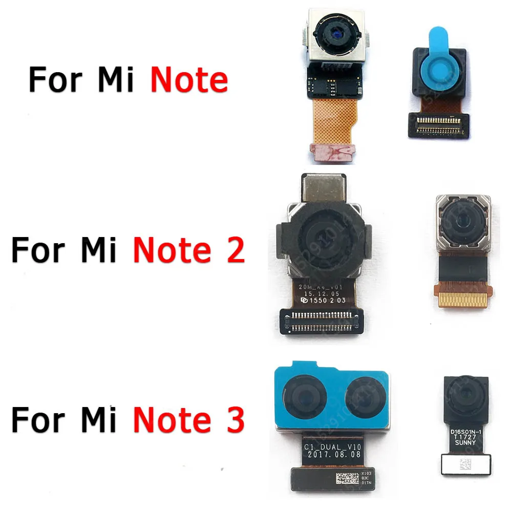 

Оригинальная фронтальная и задняя камера для Xiaomi Mi Note 3, 2, Note2, Note3, фронтальная Селфи, гибкий модуль камеры, запасные части для ремонта