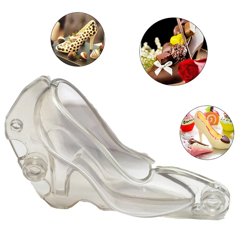 Шоколадный торт плесень 3D обувь на высоком каблуке конфеты сахарное желе формы