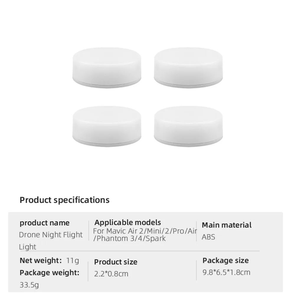 Светодиодный светильник Ночной F анти потерянный флэш для DJI Mavic Air 2/ Mini/ Pro /Mavic