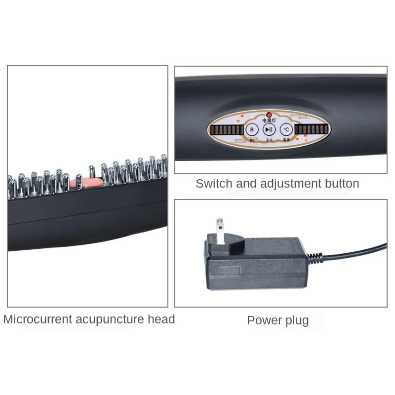 Массажная щетка с инфракрасным нагревом для спины Микротоковая Стимуляция Мышц