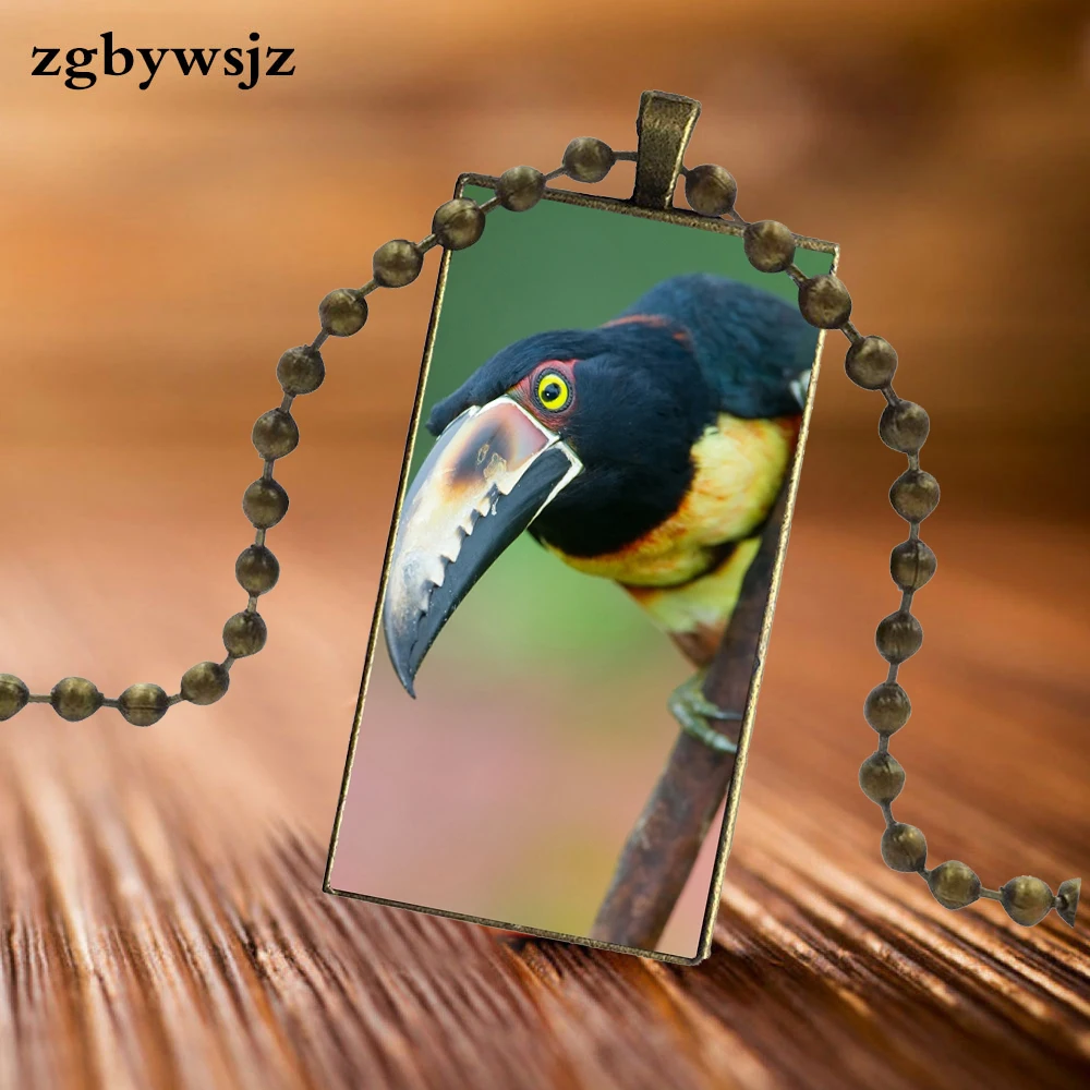Tucan Bird брендовые стальные цветные ювелирные изделия модное массивное ожерелье