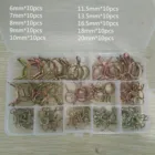 Зажим для шланга, 100 шт., высококачественные оцинкованные пружинные зажимы, зубчатый шланг, зажим для топливопровода для лодок, квадроциклов, мотоциклов, с ящиком для хранения