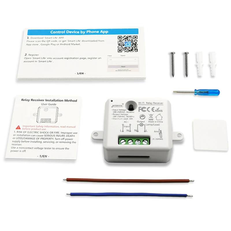 Умный дом WiFi переключатель мини релейный модуль Tuya приложение дистанционное