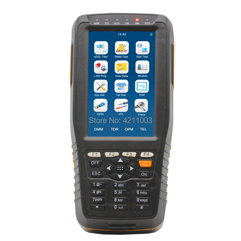 TM600P VDSL тестер измеритель pwoer поддержка 35b 30a 17a Profil Полные функции TM 600 PON VFL tone tracker TDR