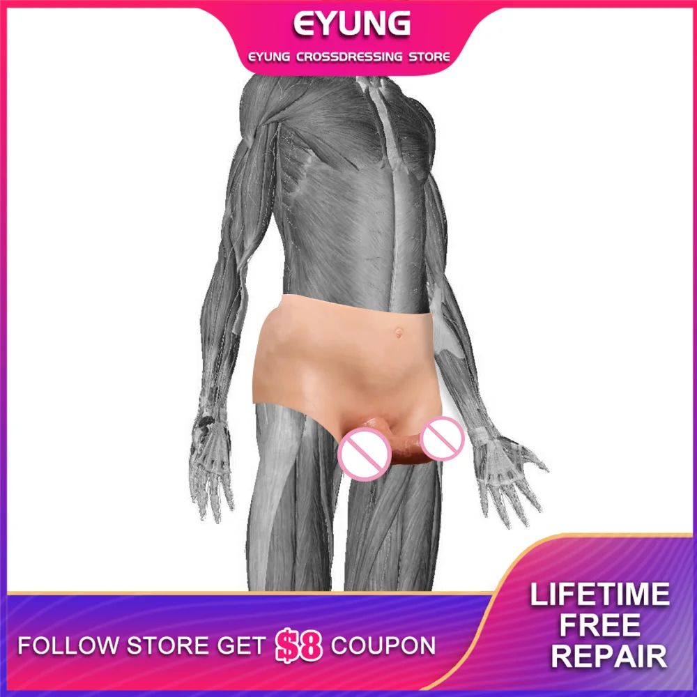 Цвет 2 двойной Реалистичный искусственный пенис член мягкий силиконовый