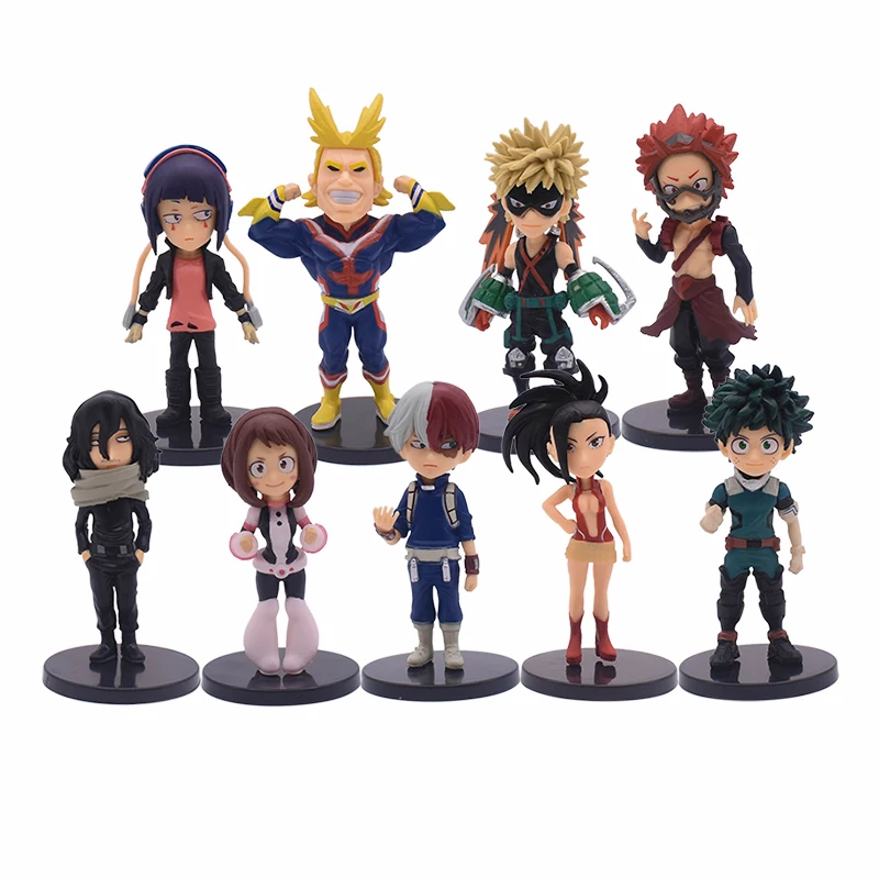 Аниме-фигурка Моя геройская академия Изуку Мидория Шото Тодороки Бакуго На перевесе PVC Действие Удивительные игрушки Подарки для детей.