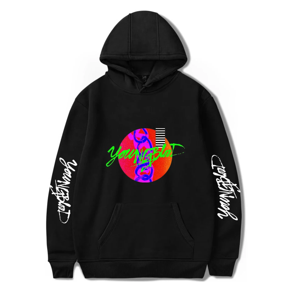 

Youngblood printed pullover men's women's hip-hop hoodies clothing autumn fashion men's sweatshirts comfortable sportswear