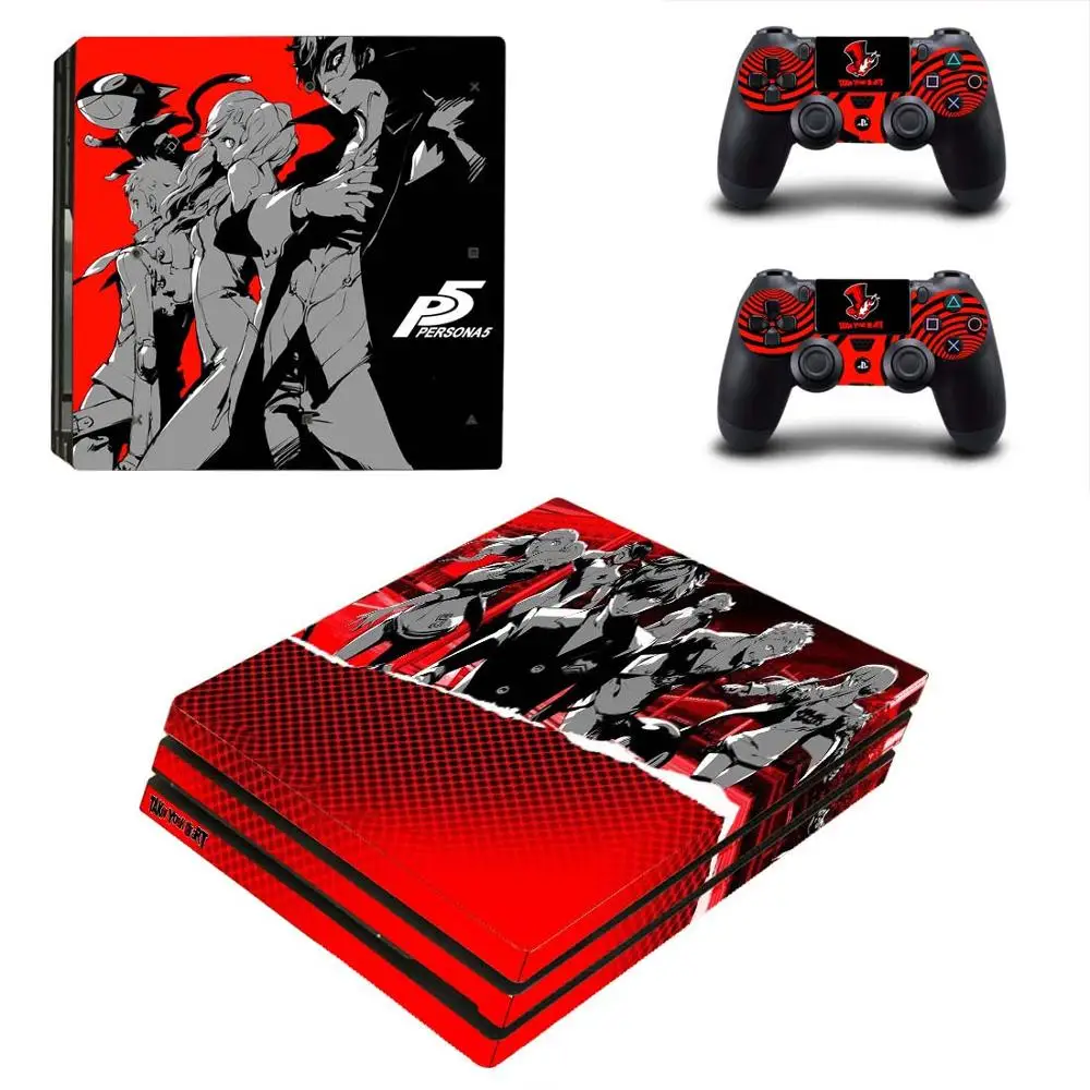 P5 PS4 Pro наклейки Persona 5 PS 4 Play станция виниловые Pegatinas для playstation консоль и
