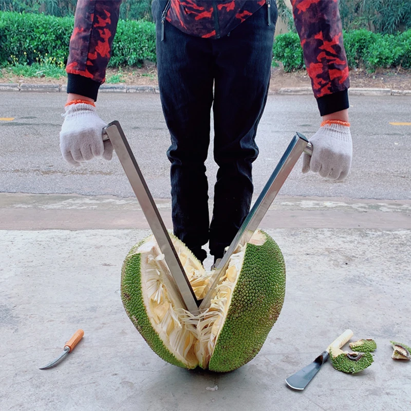 

Ручной открывающийся нож jackfruit, специальный нож jackfruit, открывающийся нож из нержавеющей стали для фруктов, специально для магазина фруктов/г...