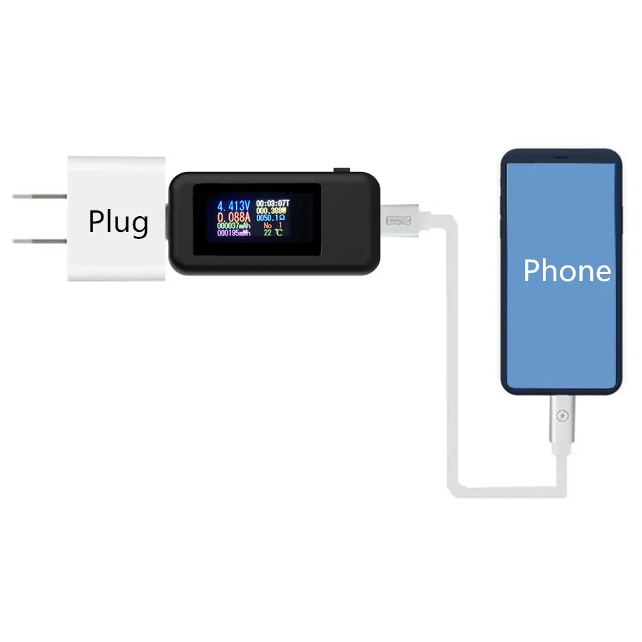 3/9/10 в 1 USB-тестер постоянного тока с разъемом Type-C 4-30 измеритель напряжения таймер