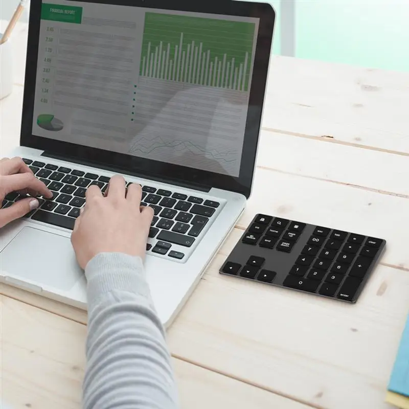 34 клавиши Bluetooth беспроводная цифровая клавиатура функция цифрового ввода для