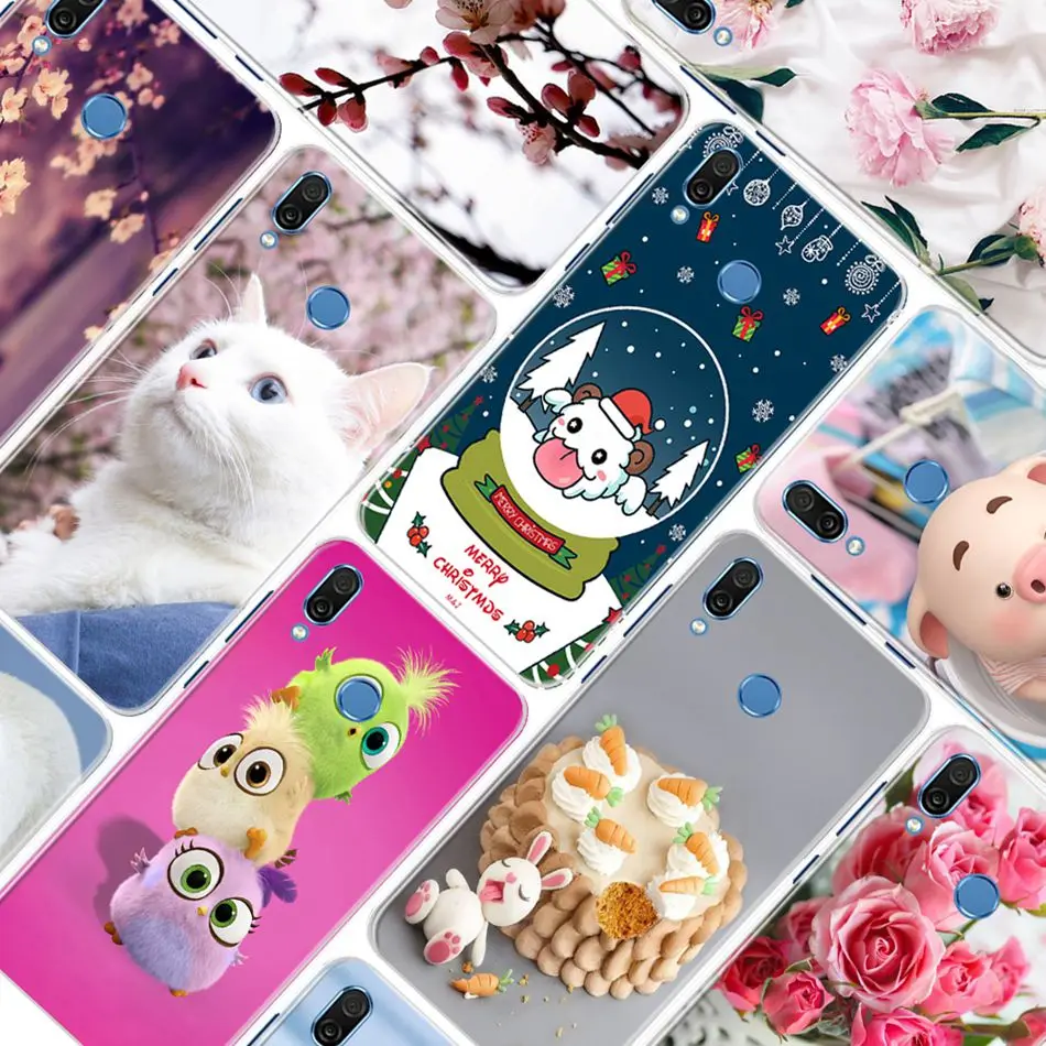 Силиконовый мягкий чехол для huawei Honor 8C 6 26 &quotTPU Funda на BKK-LX2 BKK-L21 LX1 задняя крышка |