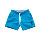 Купальник, пляжные быстросохнущие трусы для мужчин, одежда для плавания, боксеры от солнца, трусы, плавки с принтом розово-красного цвета, быстросохнущие трусы