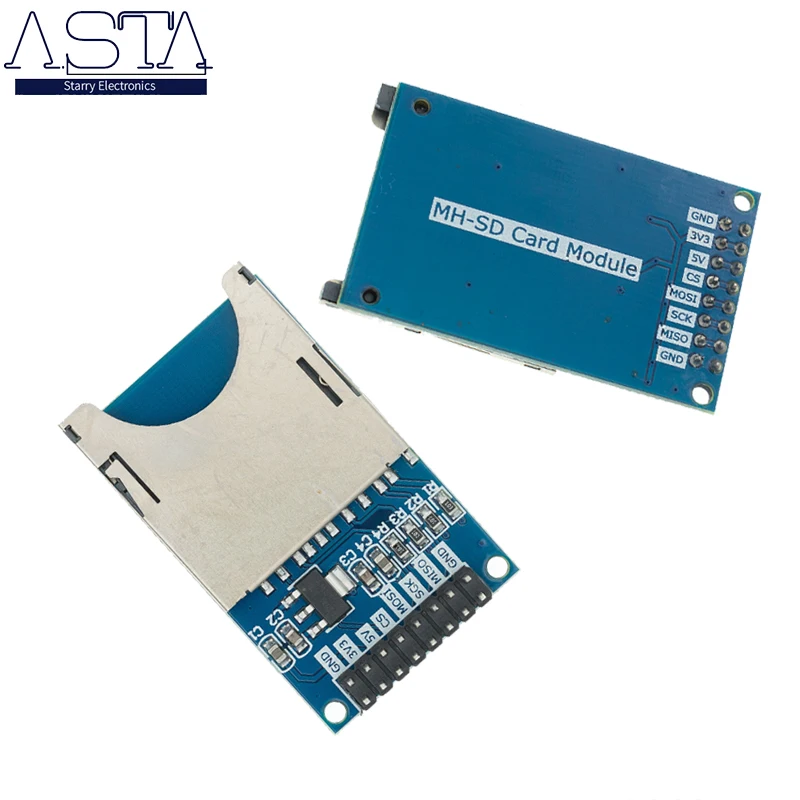 Умная электроника модуль для чтения и письма SD-карты гнездо ручка Детский