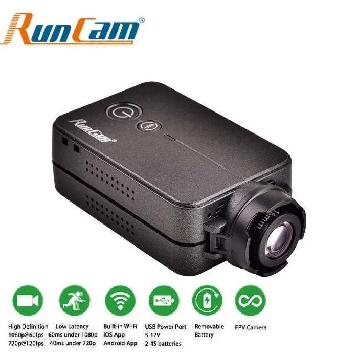 RunCam 2 V2 RunCam2 HD 1080P 120 градусов широкоугольный WiFi FPV камера для RC QAV210 250 Квадрокоптер FPV Мультикоптер