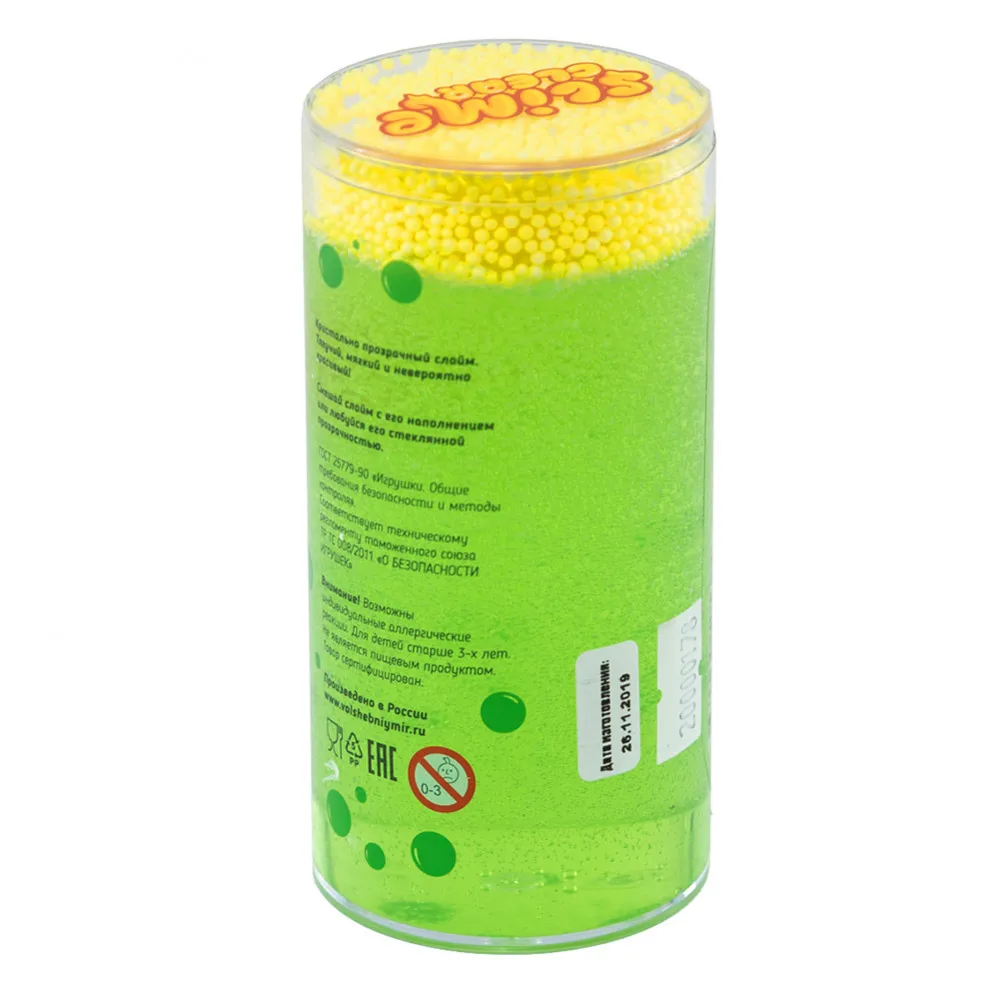 Игрушка ТМ SLIME S130 32 / 33 34 35 Clear slime &quotТутти фрутти&quot с ароматом 250 г|Пластилин| |
