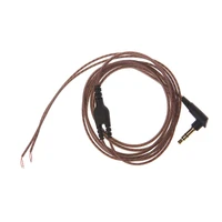 p82f 3 5mm ofc core 3 pole jack headphone audio cable diy earphone maintenance wire