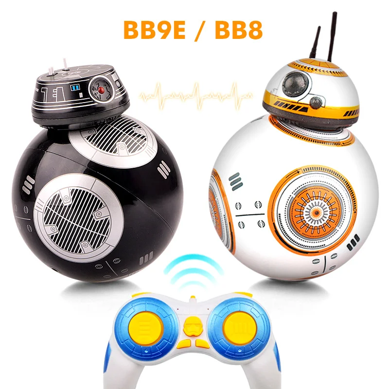 Remote control children's intelligent remote robot action diagram with sound bb8 ball bb-8 2.4G toy model | Электроника
