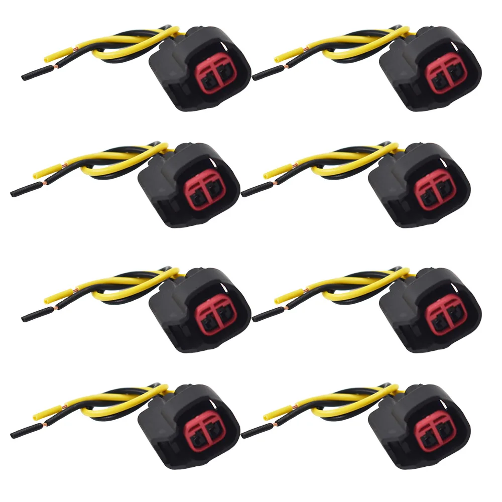 8x Fuel Injector Connector Pigtail Harness EV6 EV14 USCAR For Dodge LS2 LS3 | Автомобили и мотоциклы