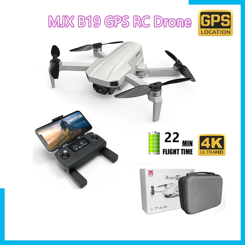 

MJX B19 EIS Dron GPS WIFI 5G 4K HD FPV Quadcopter Wth Camera Brushless Motor Foldable Racing RC Drones Helicopter Toys Adults