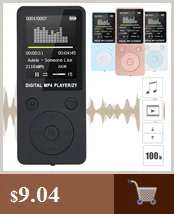 Мини Bluetooth MP3 плеер 4 Гб без потерь Музыкальный плеер с FM медиа динамик наушники, спорт MP 3 Металл Walkman Dap z1021