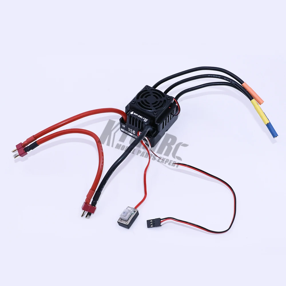 X-TEAM 4074 4-х полюсной бесщеточный мотор+ WP-8BL 150 RTR Водонепроницаемый бесщеточный 150A ESC+ светодиодный программирования для 1/5 пробный 1/8 на дороге Сумасшедший Монстр-ТраК