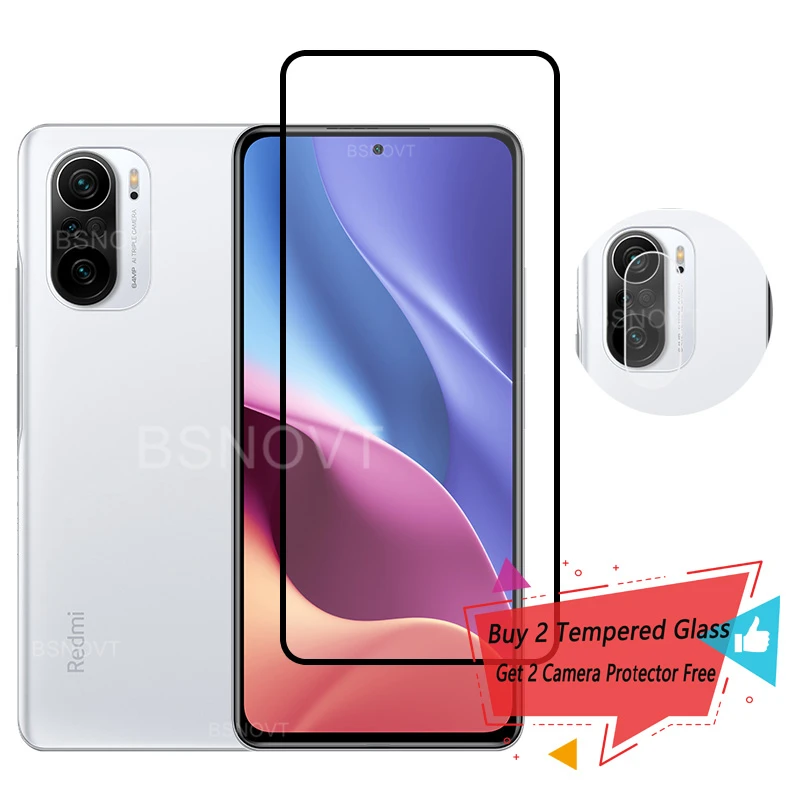 

2PCS Glass For Xiaomi Redmi K40 Screen Protector Tempered Glass For Redmi K40 Glass For Redmi K40 K40 Pro Plus K40Pro+ 6.67 inch