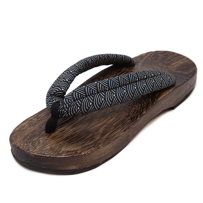 

Japanese Harajuku Style Traditional Shoes Wooden Clogs Slippers Halloween Cosplay Costume Paulownia Summer Bathing Sandals