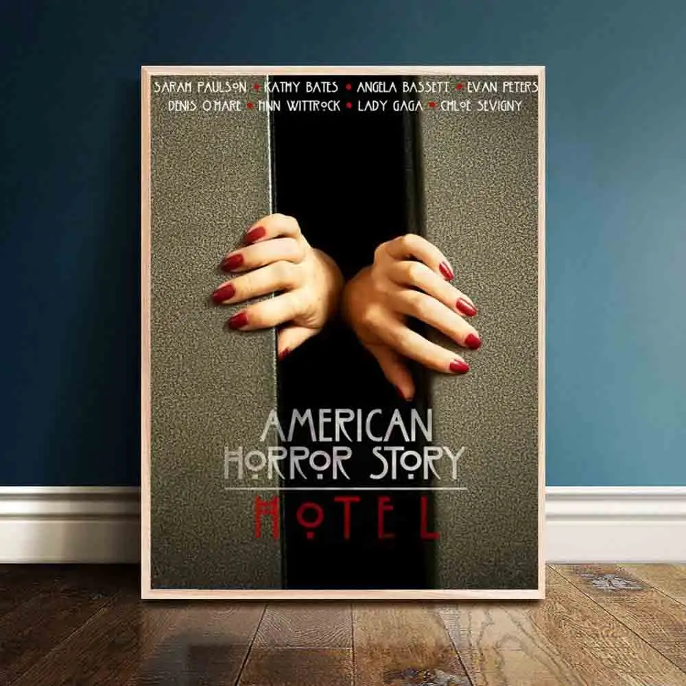 American Horror Story ТВ игры постер и принт холст настенная художественная живопись Фотографии для Гостиная украшения домашнего декора без рамки - Цвет: A
