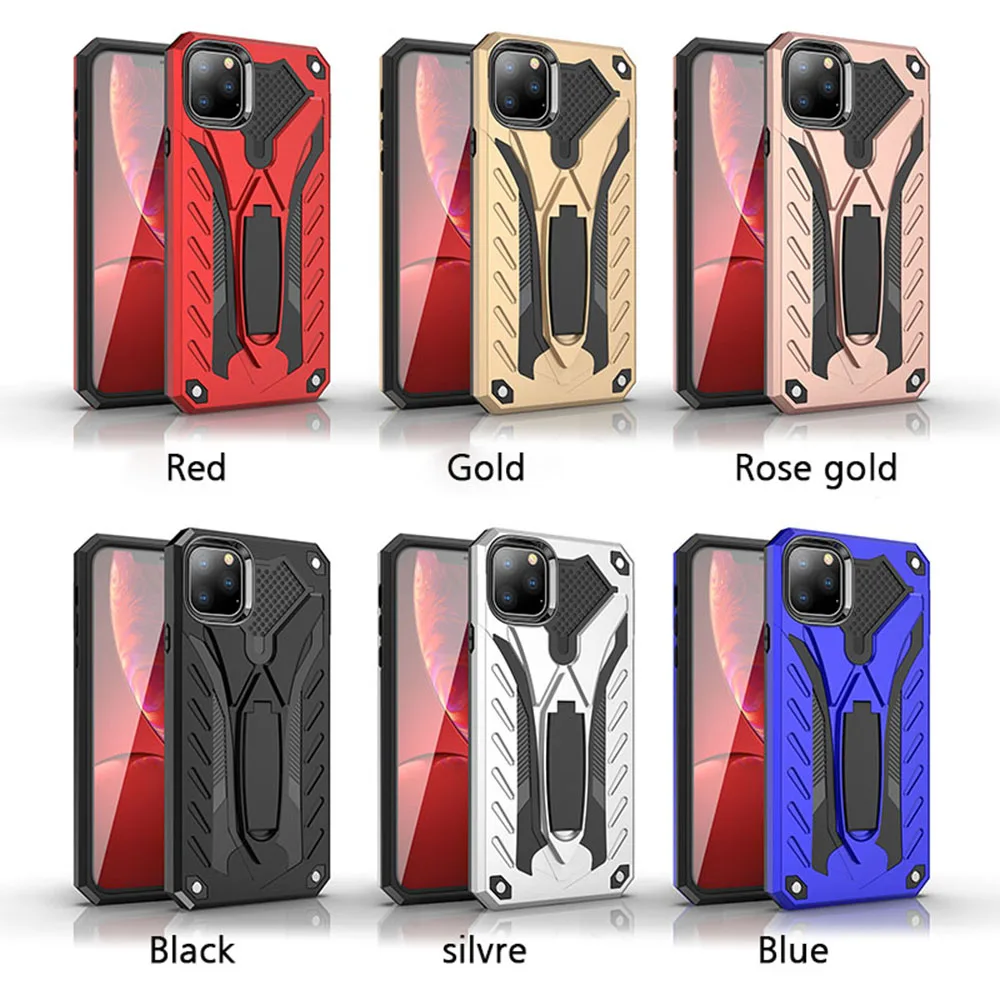 

Phantom Knight stealth bracket phone case For Huawei Mate 9 10 20 30 lite pro Honor 8X 9i 9X 10 20 TPU soft sheath PC hard shell