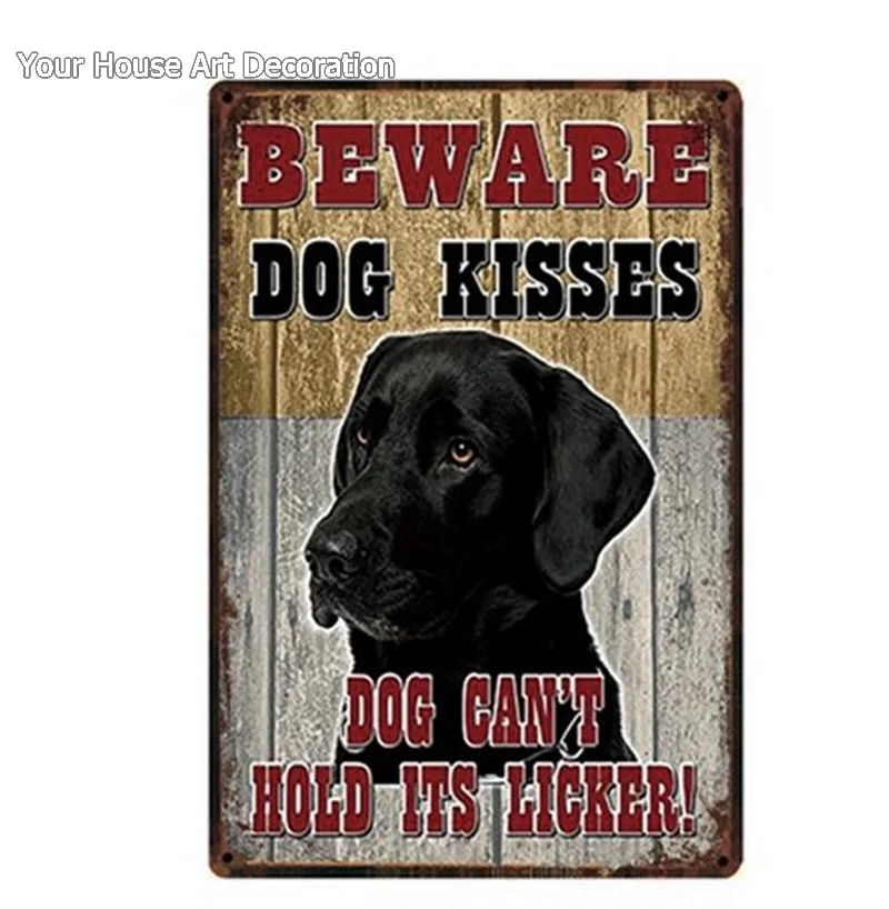 I Love My Boxer Dogs Pet Shop металлический знак жестяные правила собаки Остерегайтесь собаки Waring плакат табличка для домашнего декора настенная живопись 20*30 см