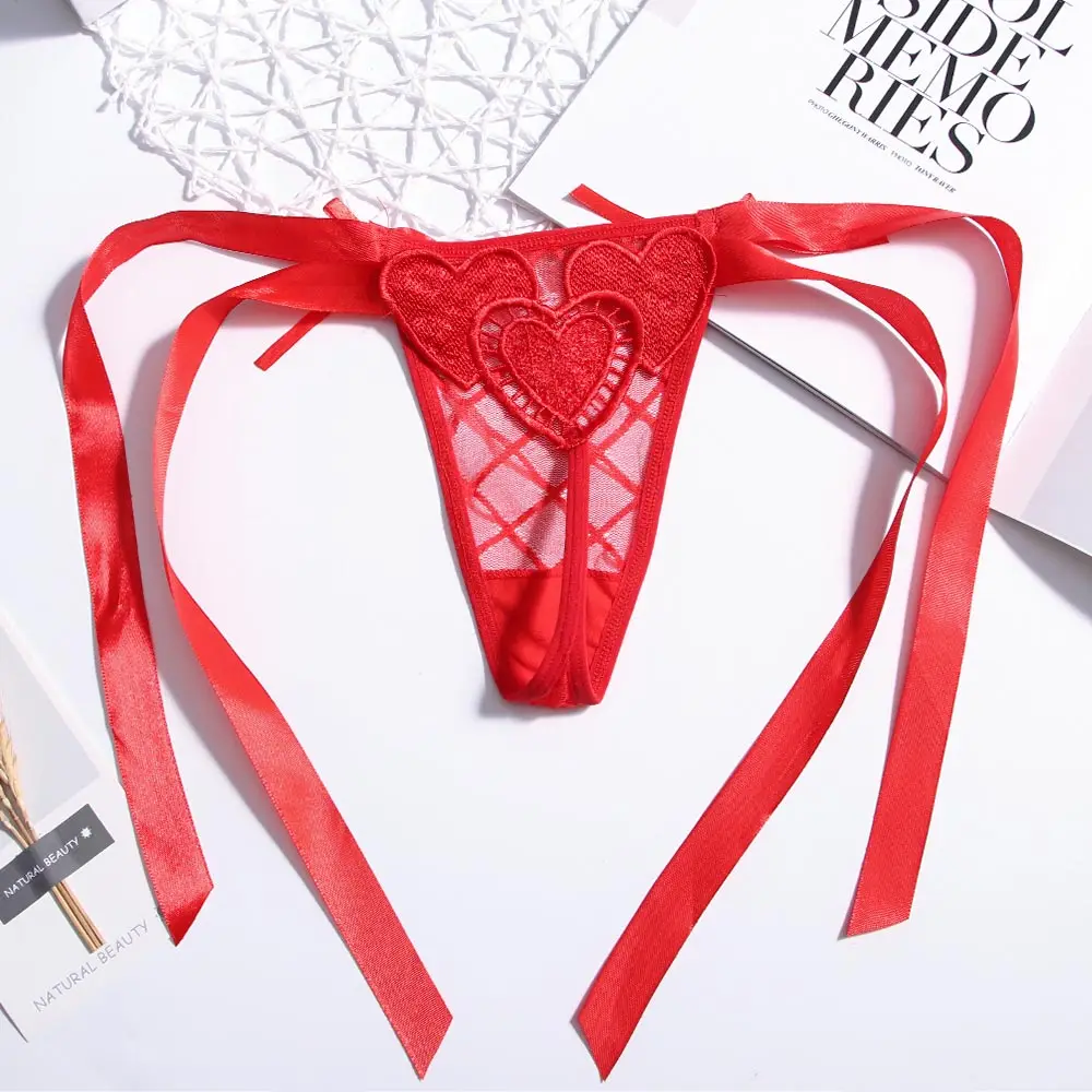 Сексуальное нижнее белье с боковой завязкой кружевные женские стринги трусики