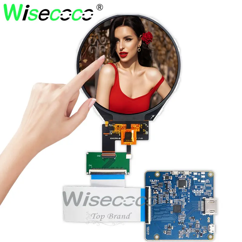 800*800 3.4 inch IPS roucd display Circular TFT lcd screen with touch HDMI MIPI driver board for instrument watch | Компьютеры и офис