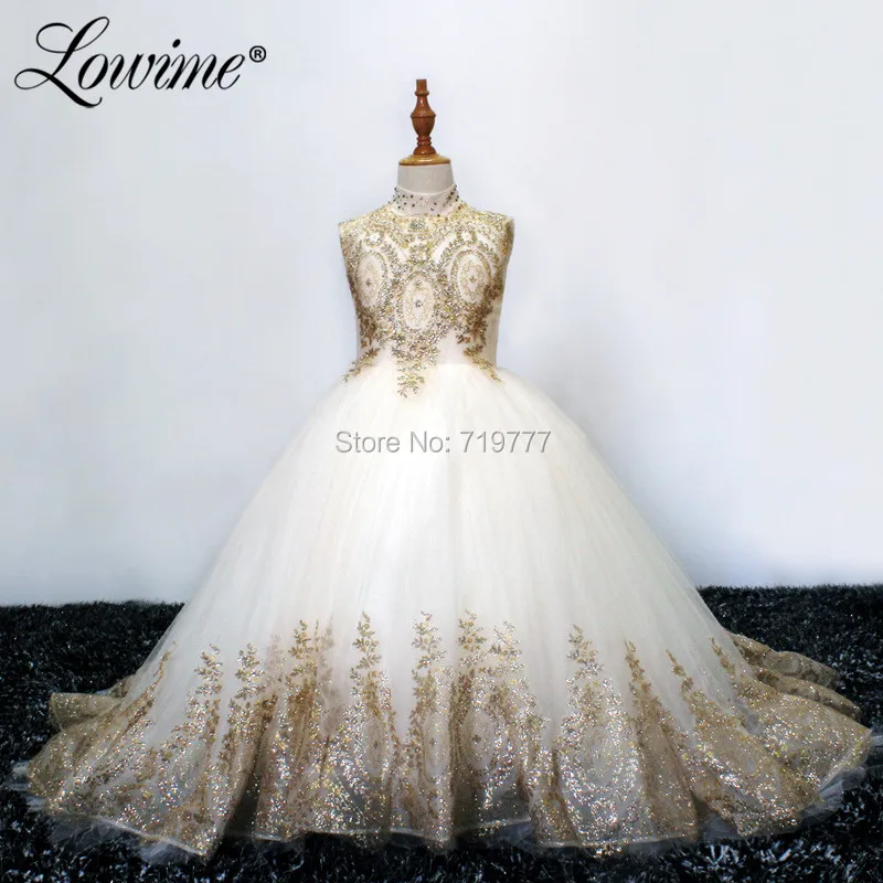 

2019 Applique Kids Pageant Evening Gowns Ball Gown Flower Girl Dresses For Weddings First Communion Dresses Prom Dress Vestidos