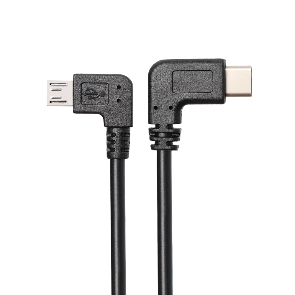 

Micro USB 2.0 to Type C Micro USB Data Cable 90 Degree OTG Cable For Portable DAC Digital Amplifier